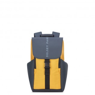 Delsey Σακίδιο πλάτης με θέση PC 15,6'' 45,5x31,5x14,5cm σειρά Securflap Yellow Σακίδια πλάτης