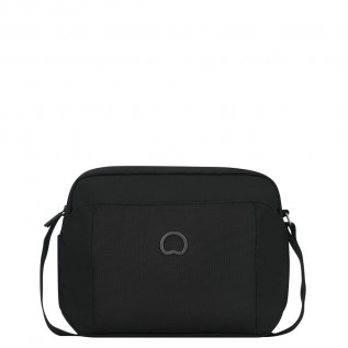 Delsey Τσαντάκι ώμου οριζόντιο 30x23x8cm 2 θέσεων με θέση για tablet 10,1 σειρά Picpus