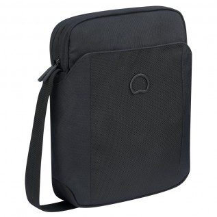 Delsey Τσαντάκι ώμου κάθετο 30x23x8cm 2 θέσεων με θέση για tablet 10,1