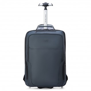 Delsey επαγγελματικό τροχήλατο σακίδιο πλάτης 51x36x23cm για PC 17.3" Parvis Plus Γκρι