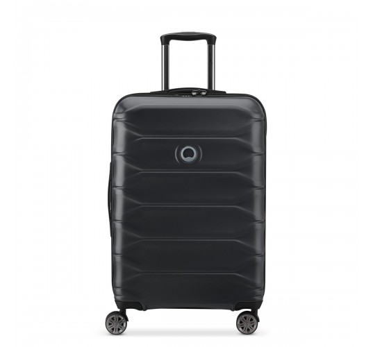 Delsey Βαλίτσα μεσαία expandable 68x44x26.5/29.5cm σειρά Meteor Black Delsey Βαλίτσα μεσαία expandable 68x44x26.5/29.5cm σειρά Meteor Black