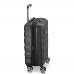 Delsey Βαλίτσα καμπίνας slim expandable 55x40x20/22cm σειρά Meteor Black