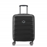 Delsey Βαλίτσα καμπίνας slim expandable 55x40x20/22cm σειρά Meteor Black