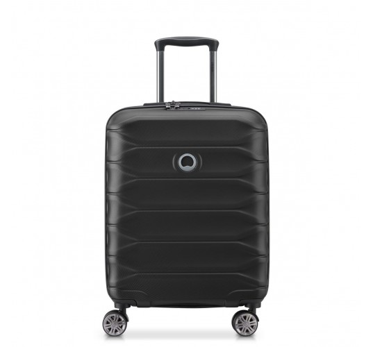 Delsey Βαλίτσα καμπίνας slim expandable 55x40x20/22cm σειρά Meteor Black