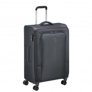 Delsey Βαλίτσα μεσαία soft 68x44x26cm σειρά Caracas Black