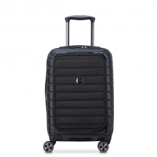 Delsey Βαλίτσα καμπίνας 55x35x25/28cm σειρά Shadow Black