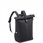 Delsey Σακίδιο πλάτης Roll-top 46x40x14cm σειρά Turenne Black Delsey Σακίδιο πλάτης Roll-top 46x40x14cm σειρά Turenne Black