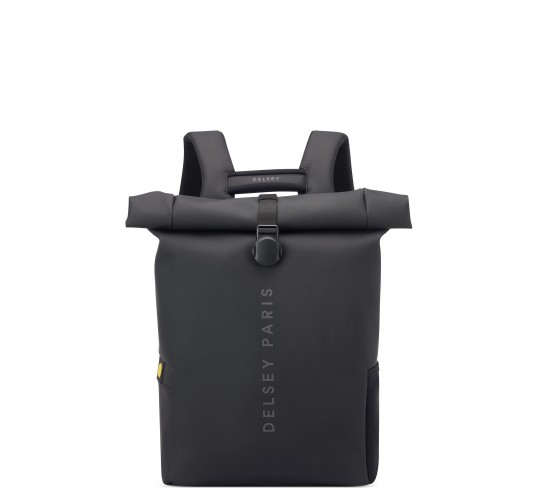 Delsey Σακίδιο πλάτης Roll-top 46x40x14cm σειρά Turenne Black