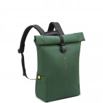 Delsey Σακίδιο πλάτης Roll-top 46x40x14cm σειρά Turenne Green Delsey Σακίδιο πλάτης Roll-top 46x40x14cm σειρά Turenne Green