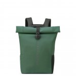 Delsey Σακίδιο πλάτης Roll-top 46x40x14cm σειρά Turenne Green Delsey Σακίδιο πλάτης Roll-top 46x40x14cm σειρά Turenne Green