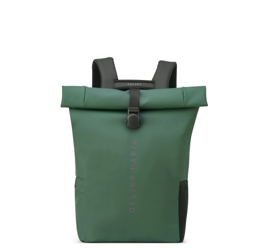 Delsey Σακίδιο πλάτης Roll-top 46x40x14cm σειρά Turenne Green Delsey Σακίδιο πλάτης Roll-top 46x40x14cm σειρά Turenne Green