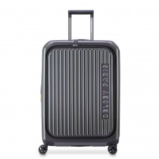 Delsey Βαλίτσα μεσαία expandable 66cm Securitime Zip Anthracite