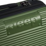 Jeep Βαλίτσα καμπίνας slim expandable 55cm Green