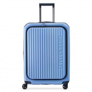 Delsey Βαλίτσα μεσαία expandable 66cm Securitime Zip Lavender Blue