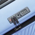 Delsey Βαλίτσα μεγάλη expandable 76.5cm Securitime Zip Lavender Blue