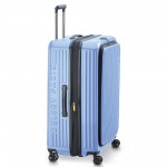Delsey Βαλίτσα μεγάλη expandable 76.5cm Securitime Zip Lavender Blue