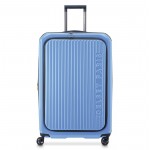 Delsey Βαλίτσα μεγάλη expandable 76.5cm Securitime Zip Lavender Blue