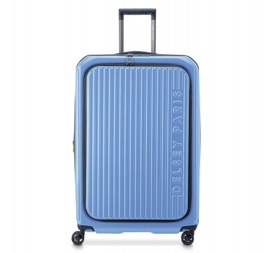 Delsey Βαλίτσα μεγάλη expandable 76.5cm Securitime Zip Lavender Blue