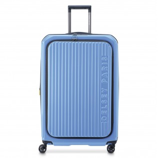 Delsey Βαλίτσα μεγάλη expandable 76.5cm Securitime Zip Lavender Blue