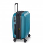 Delsey Βαλίτσα καμπίνας slim expandable 55cm Anvers Teal Blue