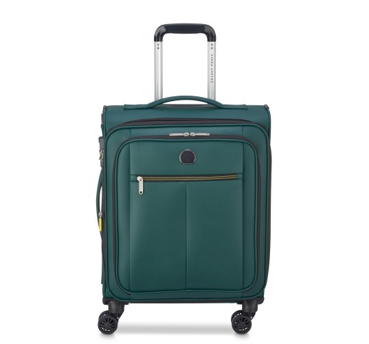 Delsey Βαλίτσα καμπίνας slim expandable 55cm Dita Green Delsey Βαλίτσα καμπίνας slim expandable 55cm Dita Green