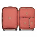 Delsey Packing Cubes 4 μεγέθη Chatelet Air Terracotta Delsey Packing Cubes 4 μεγέθη Chatelet Air Terracotta