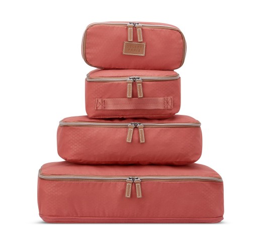 Delsey Packing Cubes 4 μεγέθη Chatelet Air Terracotta Delsey Packing Cubes 4 μεγέθη Chatelet Air Terracotta